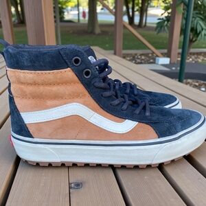 Vans Sk8 Hi MTE-1 Black Brown White Suede Mens Size 7 — Hiker Outdoor